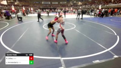 89 lbs Quarterfinal - Roland Gilley, Eastside United vs Jeselle Armendariz, X-CLUSIVE Wrestling