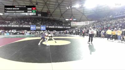 Boys 4A 126 lbs Champ. Round 1 - Jonathan Finnestad, Kentwood vs Pierce Shuler, Sumner