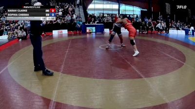 61kg Cons. Semi - Sarah Clarke, Smithers Wrestling Club vs Sophia Cheema, Matmen Wrestling Club