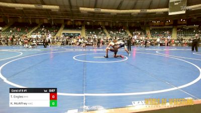 145 lbs Consi Of 8 #1 - Trevor Engles, Blanchard High School vs Kasen McAffrey, Keystone Wrestling Club