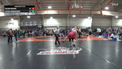 197 lbs Champ. Round 2 - Caleb Moore, Belmont Abbey vs Lucas Liberatore, McKendree