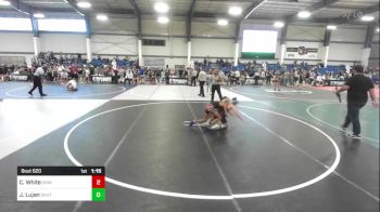 82 lbs Rr Rnd 2 - Cj White, Grindhouse WC vs Joshua Lujan, Southwest Wr Ac