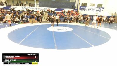 157 lbs Cons. Round 2 - Daeveon Cheeks, Harper College vs Cole Ramos, Concordia