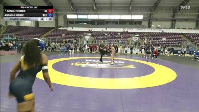 110 lbs Champ. Round 1 - Ahsia Torres, Sacred Heart vs Astashi Ortiz, Wilkes