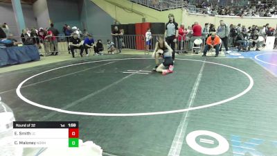 88 lbs Round Of 32 - Easton Smith, Lincoln Christian vs Cameron Maloney, Norman Jr High