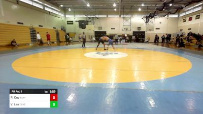 197E lbs Rr Rnd 1 - Raines Coy, Buffalo vs Vincent Lee, Duke