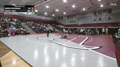 133 lbs Freddy Bachmann, Faith Christian Acad vs Marco Loss, Council Rock North Hs