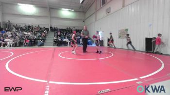 88-95 lbs Rr Rnd 2 - Oakleigh Robertson, Pocola Youth Wrestling vs Adalynn Bradshaw, Sallisaw Takedown Club