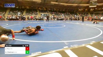 110 lbs Semifinal - Jaxon Lisle, Broken Arrow Wrestling Club vs Kaden Breeding, Eufaula Ironheads Wrestling Club