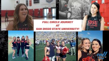 Full Circle Journey for 2 SDSU Cheer Coaches