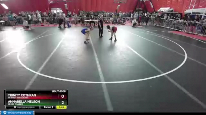 101-108 lbs Round 1 - Trinity Cothran, Red Hot Wrestling vs Annabella ...