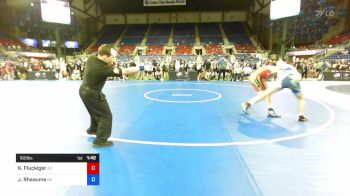 160 lbs Cons 16 #1 - Kal-El Fluckiger, Arizona vs Jake Rheaume, Georgia