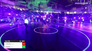 132 lbs Final - John Kenney, Bear Cave WC vs Izaiah Padilla, Pueblo County WC