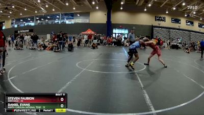 130 lbs Round 3 (8 Team) - Steven Faubion, Ohio Gold vs Daniel Evans, North Carolina National Team