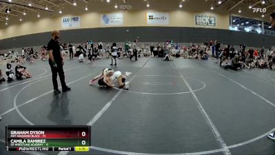 56 lbs Round 3 (6 Team) - Graham Dyson, Mat Assassins Black vs Camila Ramirez, CP Wrestling Academy