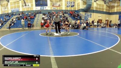 59 lbs Cross Bracket (8 Team) - Rayden Garrett, Garrett Wrestling Club vs Brantley Lee, Indian Creek Wrestling Club (S)