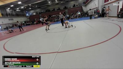 106 lbs Cons. Round 6 - Skyler Bialecki, Yuma Catholic vs Derek Wade, Sahuarita High School