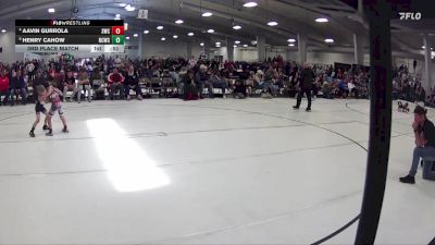 26 lbs 3rd Place Match - Aavin Gurrola, Scottsbluff Wrestling Club vs Henry Cahow, Nebraska City Wrestling Club