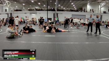 150 lbs Round 4 (8 Team) - Jackson Albert, Grit Mat Club vs Declan Obyrne, Kraken Blue