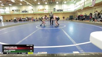155-165 lbs Quarterfinal - Ryan Hopkins, Unaffiliated vs Gibson Snellen, JC Youth Wrestling Club