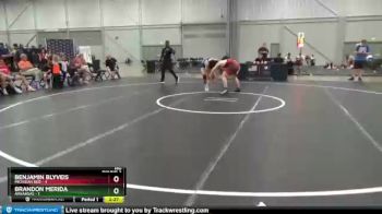 160 lbs Round 3 (6 Team) - Benjamin Blyveis, Michigan Red vs Brandon Merida, Arkansas