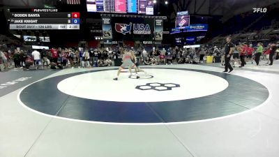 126 lbs Cons. Sub-semis - Boden Banta, ID vs Jake Knight, IA