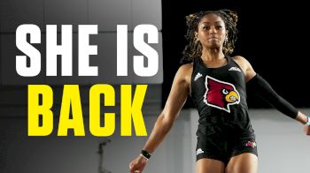 Louisville's Synclair Savage After BIG Long Jump In Indoor Return At Rod McCravy Memorial Invite