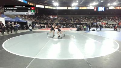 130 lbs Cons. Round 5 - Elazae Flores, Columbia vs Tashra Pay, Juab