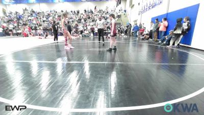 105-115 lbs Rr Rnd 1 - Caitlyn Staggers, Skiatook Youth Wrestling vs Lottie Wright, IRONMEN Wrestling Club