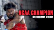 Tarik Robinson O'Hagan HUCKS An NCAA Lead In Shot Put | Throwing Series & Interview