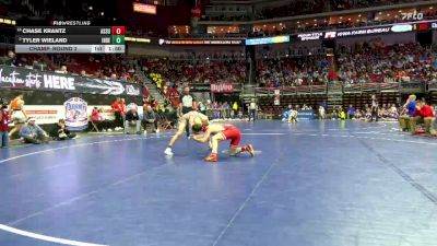 2A-144 lbs Champ. Round 2 - Chase Krantz, Assumption, Davenport vs Tyler Wieland, Independence