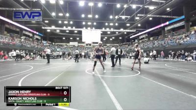 130 lbs Semifinal - Karson Nichols, Smith. County Wrestling Club vs Jaxon Henry, Ogden`s Outlaws Wrestling Club