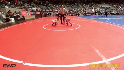52 lbs Round Of 16 - Paul Flores, Cory Clark Wrestling vs Malakai Ojeda, Gladiator Wrestling Academy