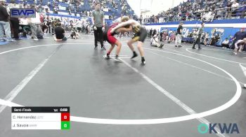 120 lbs Semifinal - Chantal Hernandez, Lone Grove Takedown Club vs Jackson Savoie, American Killer Bees Edmond