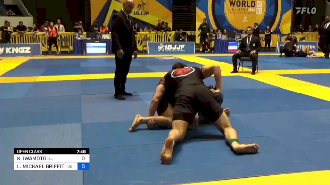 KENTA IWAMOTO vs LUKE MICHAEL GRIFFITH 2022 World IBJJF Jiu-Jitsu No-Gi ...