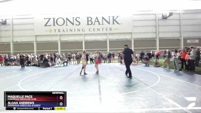 104-114 lbs Semifinal - Maquelle Pace, Champions Wrestling Club vs Sloan Andrews, Sanderson Wrestling Academy