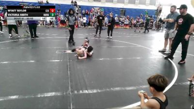 60/65 3rd Place Match - Victoria Smith, Mighty Warriors Wrestling Acad vs Wyatt Taylor, C2X