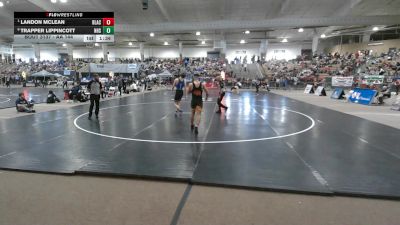 AA 144 lbs Quarterfinal - Landon McLean, Blackman High School vs Trapper Lippincott, Nolensville High School