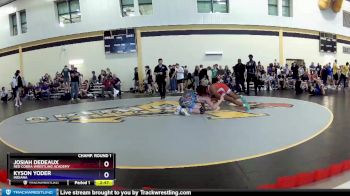 145 lbs Champ. Round 1 - Josiah Dedeaux, Red Cobra Wrestling Academy vs Kyson Yoder, Indiana