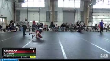 72 lbs Round 4 (6 Team) - Ethan Hauser, Warhawks Black vs Zack Dixon, Diamond Fish