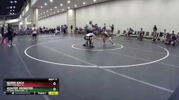 106 lbs Round 3 (10 Team) - Quinn Gaca, Ohio Titan Red vs Hunter Veorster, Intense Wrestling