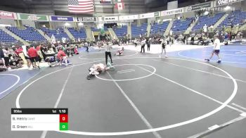 95 lbs Semifinal - Breckin Henry, Camel Kids vs Daniel Green, Billings WC