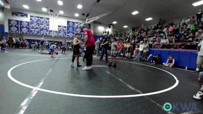 83-90 lbs Rr Rnd 2 - Donnie Taylor, El Reno Wrestling Club vs Owen Boggs, Cleveland Takedown