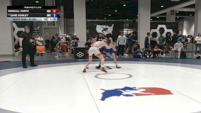57 kg Cons. Sub-rd Of 32 - Kendall Kurtz, Kohawk Wrestling Club vs Zane Donley, Beaver Wrestling Club