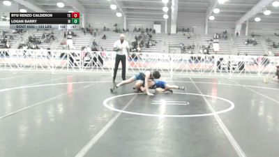120 lbs Consi Of 8 #1 - Ryu Renzo Calderon, TX vs Logan Barry, RI