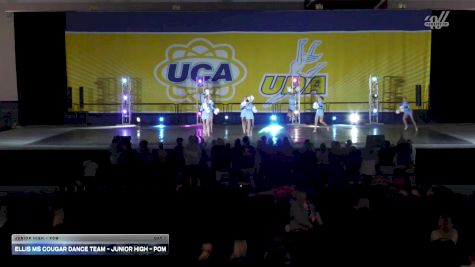 Ellis MS Cougar Dance Team - Junior High - Pom [2025 Junior High - Pom Day 1] 2025 UCA & UDA Bluegrass Regional