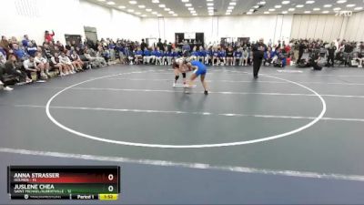 130 lbs Round 3 (3 Team) - Anna Strasser, Holmen vs Juslene Chea, Saint Michael/Albertville