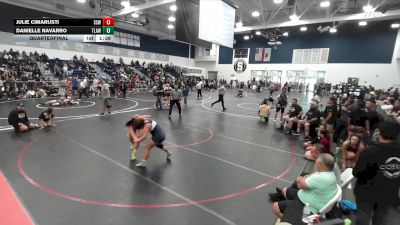 155 lbs Quarterfinal - Danielle Navarro, The Lab Academy Wrestling vs Julie Cimarusti, Legacy Wrestling Center