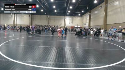 144 lbs Semifinal - Russ Haas, Heatwave Wrestling Club, FL vs Adrian Day, CBWC
