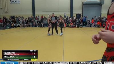 102 lbs Cons. Round 1 - Walker Borkovec, Oconto Falls vs Kash Ward, Grand Rapids Grapplers